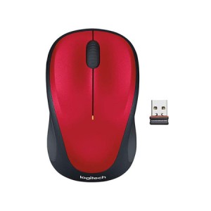 Logitech M235 Red Wireless Mouse
